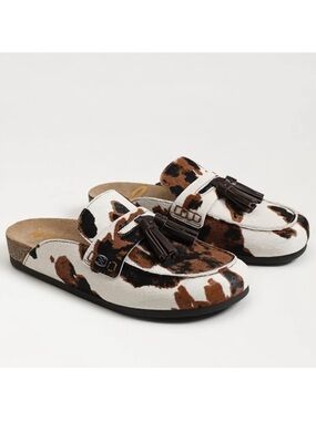 NWT Sam Edelman Astrid Tassel Mules Color: Brown Multi Sz 8,5 (no original box)